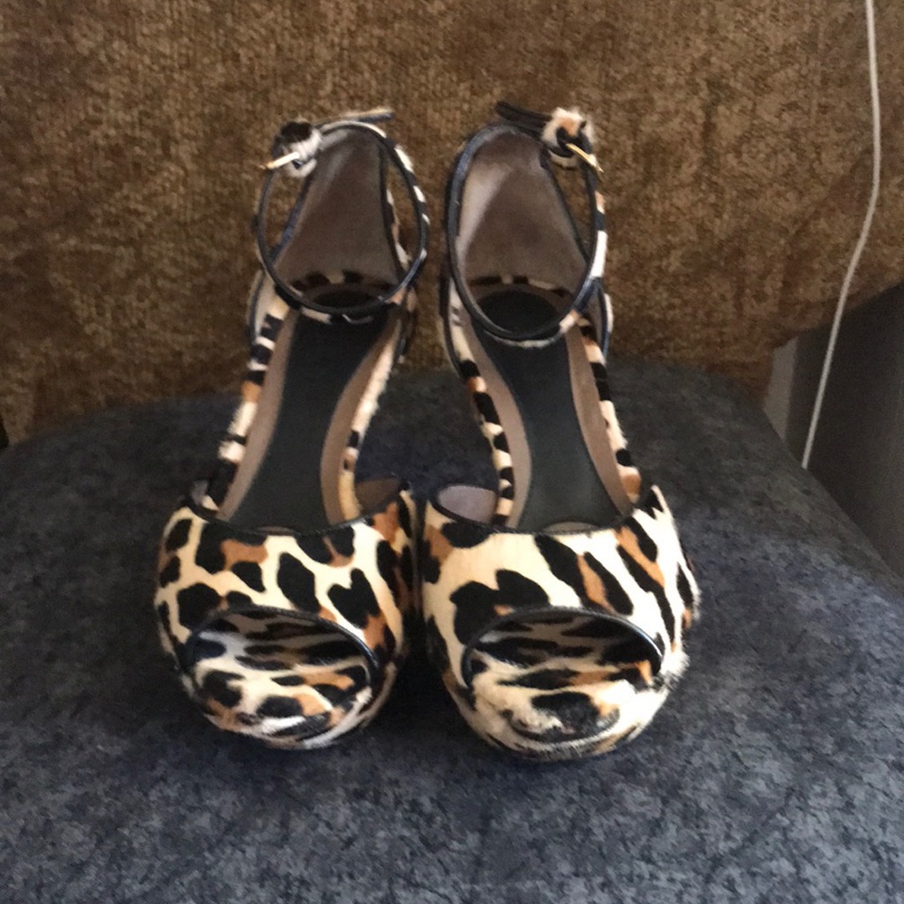 Like new Marni leopard heels.